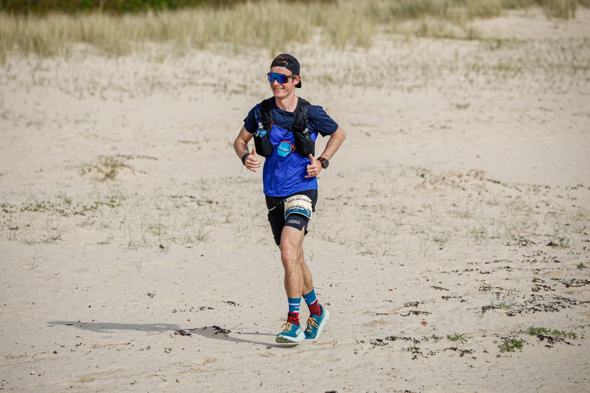 Course along the coastline